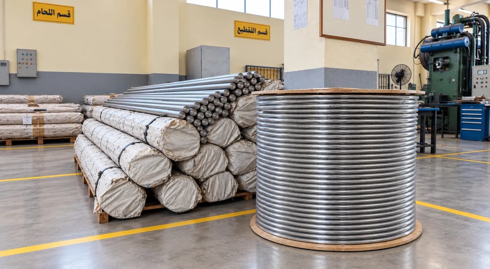 Raw material stock